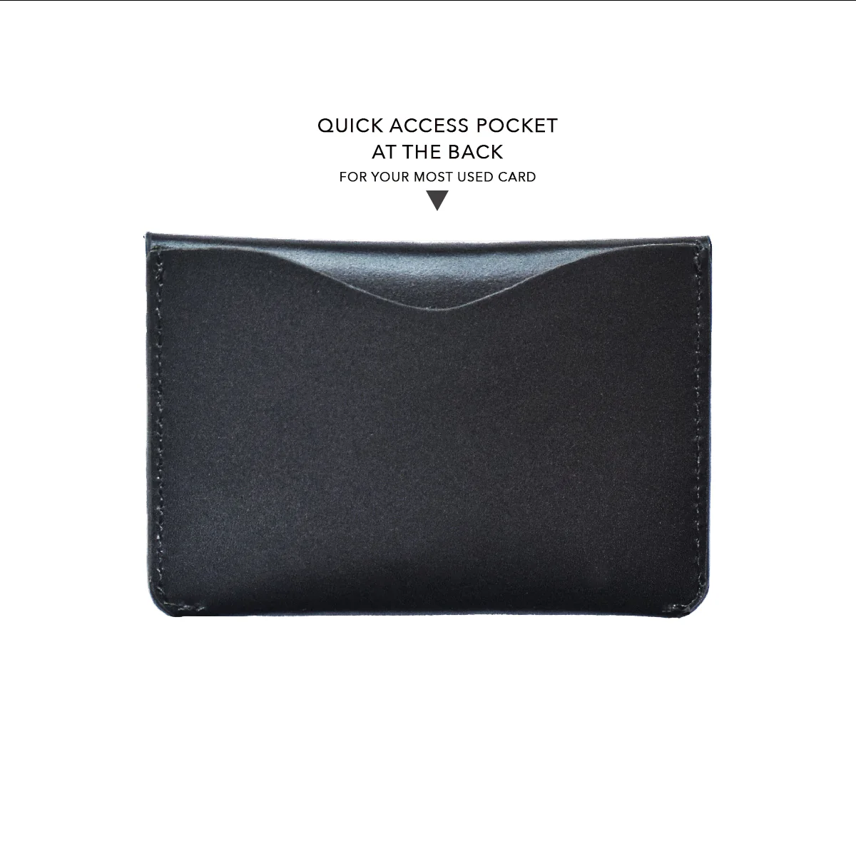 Greece -Black Leather Flap Wallet - Image 5