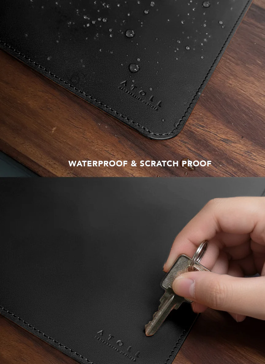 Leather Deskmat Black - Image 4