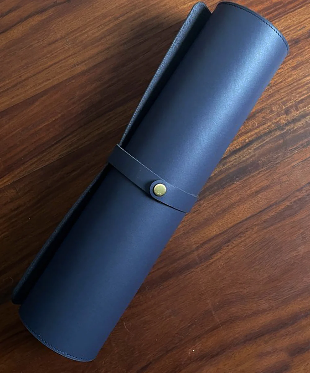 Leather Deskmat Navy - Image 6