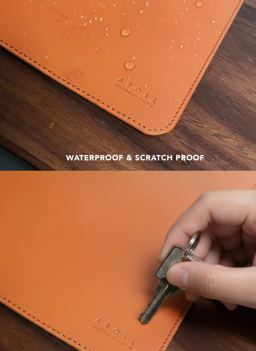 Leather Deskmat Tan - Image 4