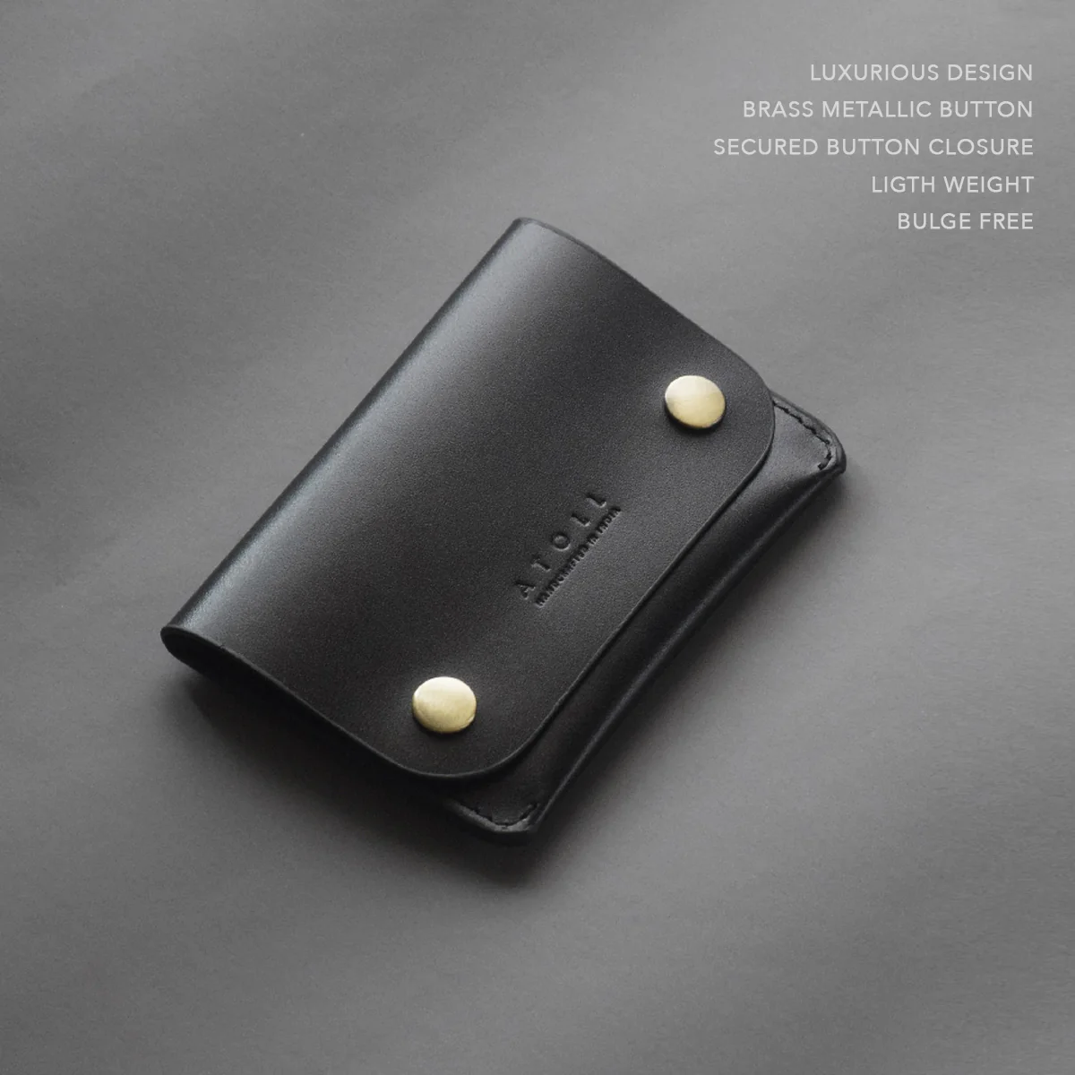 Petra Black Wallet - Image 3