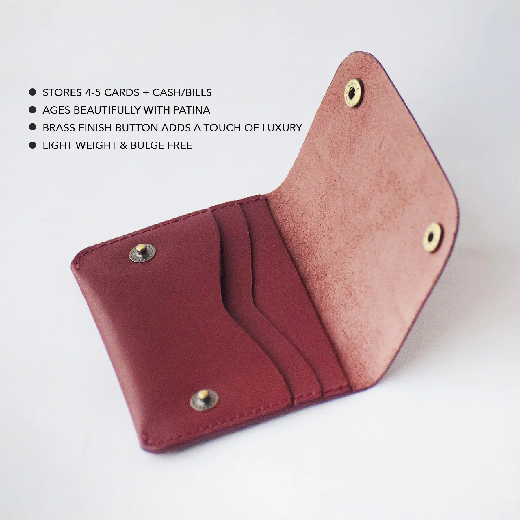 Petra Wallet - Burgundy - Image 4