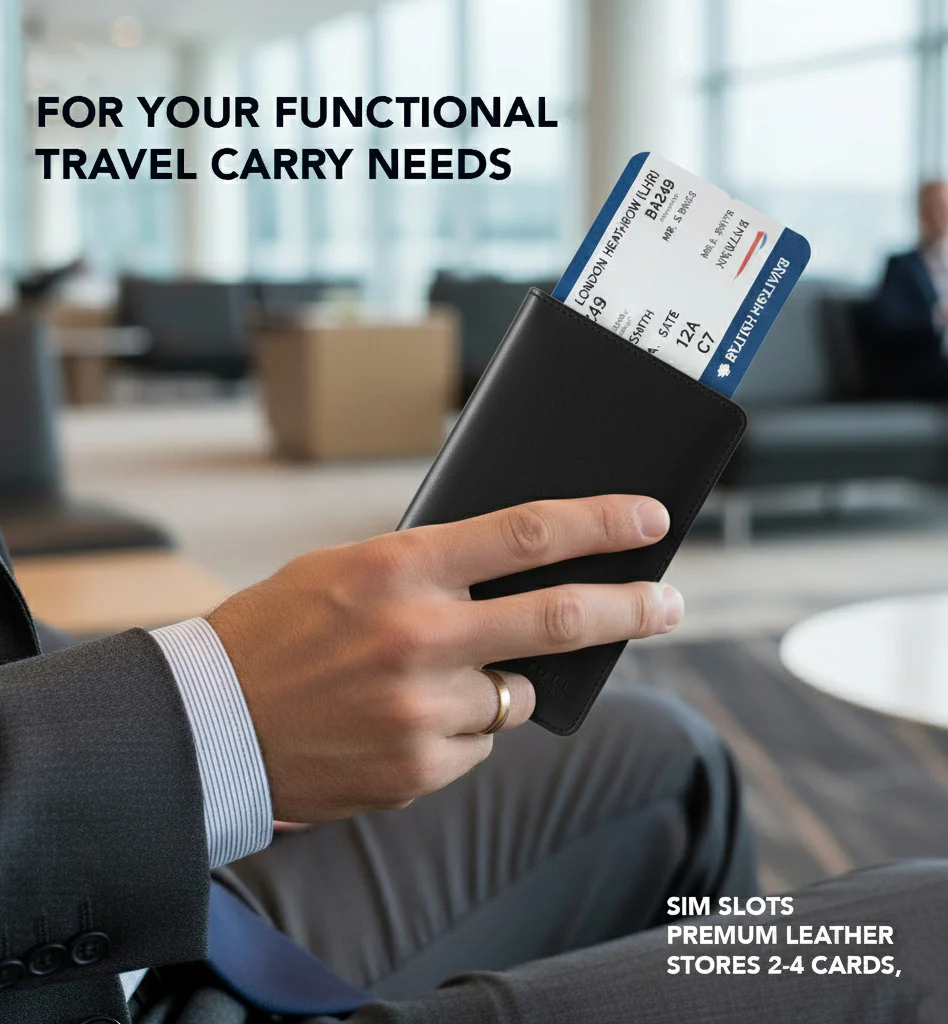 Utah - Passport Holder Black - Image 5