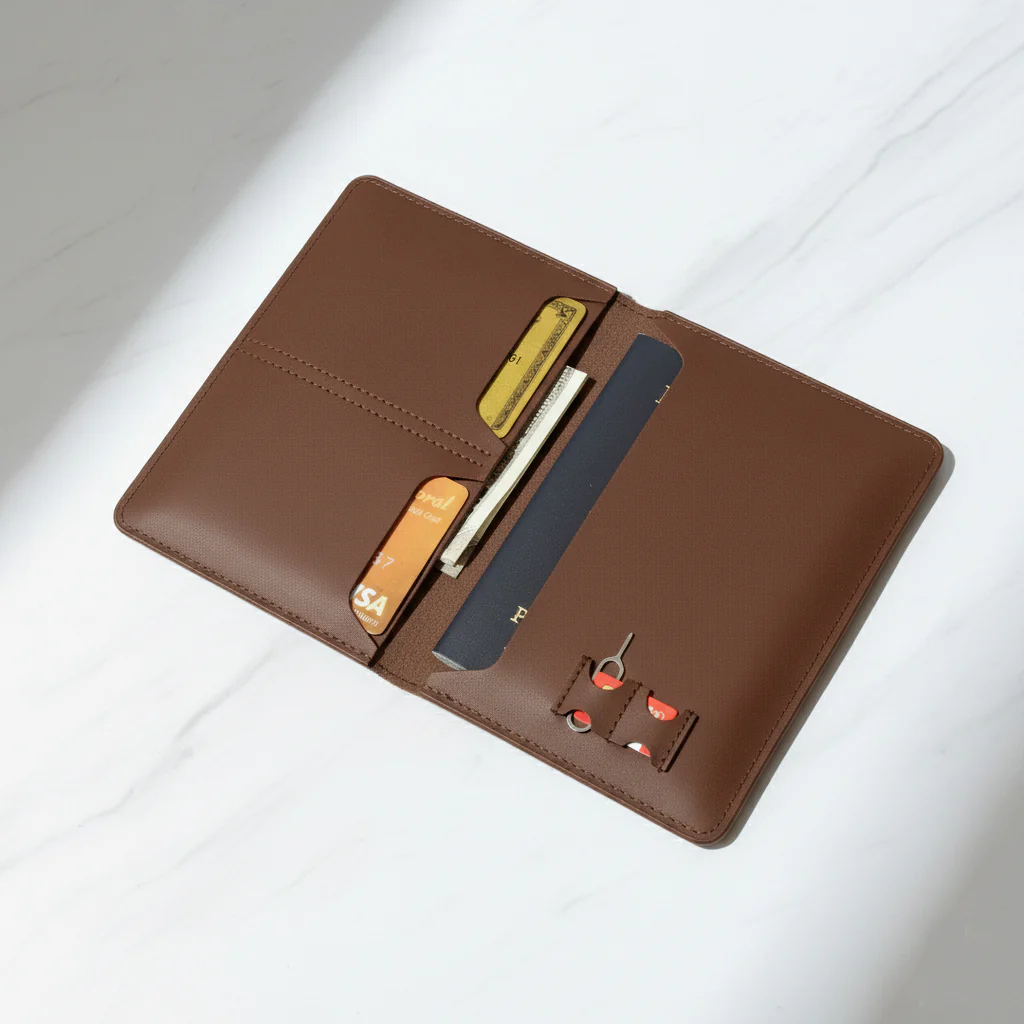 Utah - Passport Holder Brown - Image 3